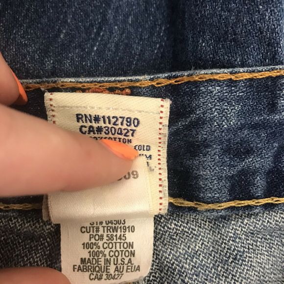 True Religion 100% Cotton Boot Cut Jeans - Picture 5 of 8